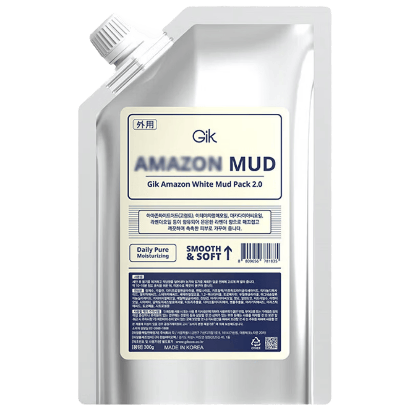 Gik亚马逊白泥面膜300g深层清洁泥膜涂抹泥膜护肤送女友礼物