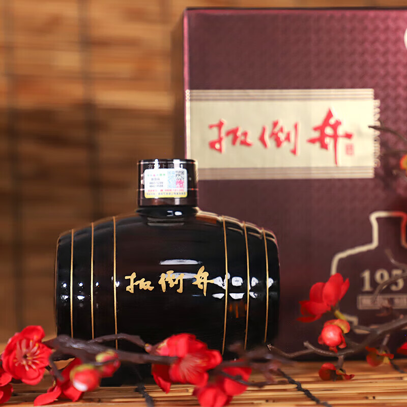 扳倒井白酒 建厂纪念酒 纯粮酿造浓香型礼盒装送礼自饮口粮白酒 52度 500mL 4瓶 （整箱搭配手提袋）