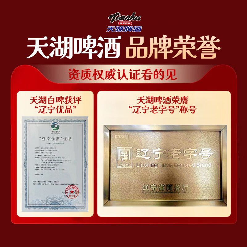 天湖啤酒9度精酿白啤浑浊型小麦艾尔啤酒口感醇正东北抚顺特产啤酒 500ml*12罐