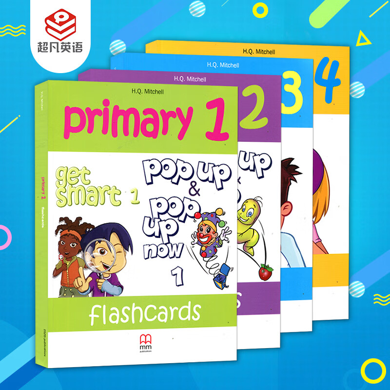 原装 get smart 1级别少儿英语教材教学卡片教师大卡 图文卡