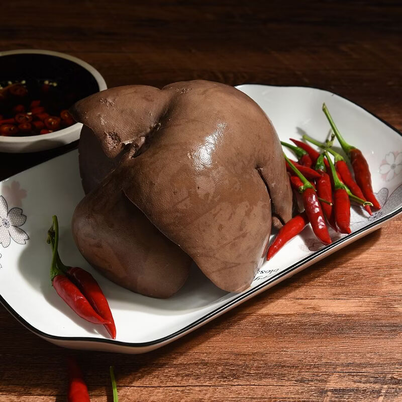 鲁大厨五香酱卤猪肝即食熟食下酒菜休闲山东色卤味真空装正品保障 250g袋*1袋