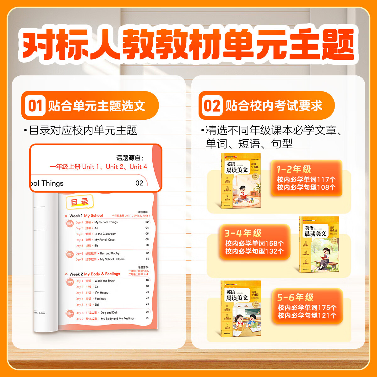 学而思小学英语晨读美文 小学一二三四五六年级 英语晨读美文单词语法口语练习智能跟读AI纠音自然拼读趣味记单词搞定核心词汇零基础入门-WX 英语晨读美文·小学3-4年级