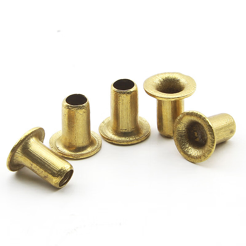 空心铜铆钉过孔铆钉铜钉单机管扣铜件批发价格是1000个的价格 Φ0.9*2.5