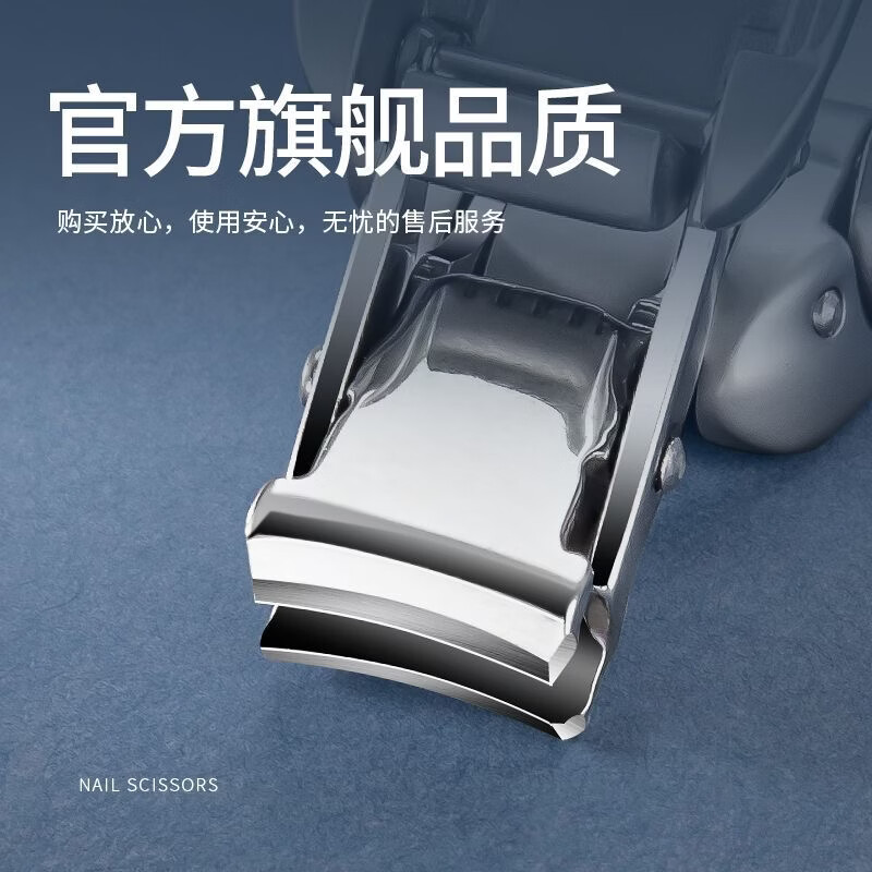 新款迷你指甲剪可爱专用剪指甲锋利小巧指甲刀随身便携折叠指甲钳 汽车迷你翻盖指甲刀【黑灰色单个装】
