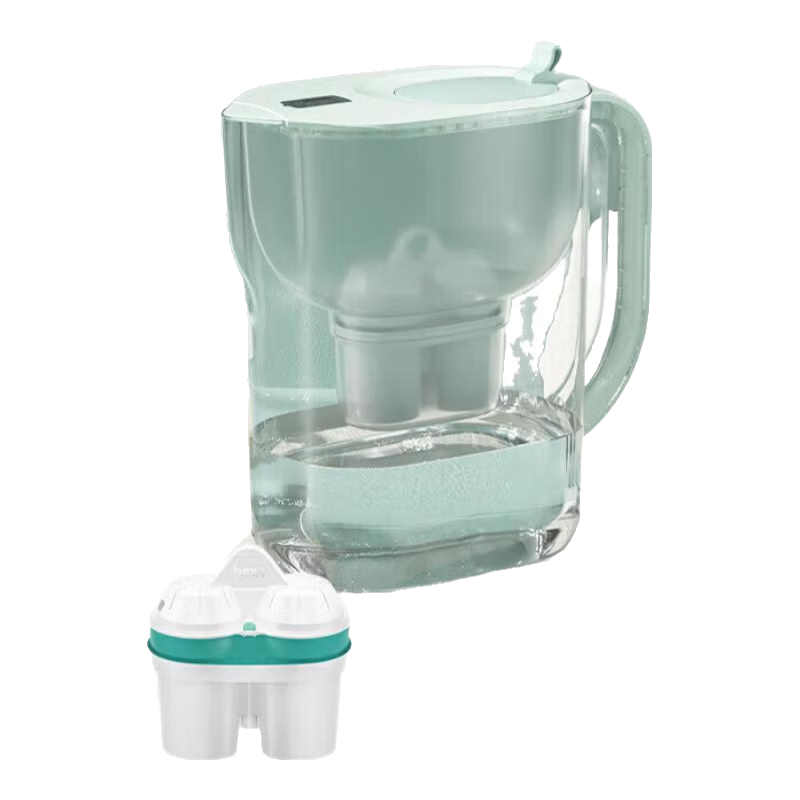 倍世（BWT）德國凈水壺濾水器母嬰家用凈水器 4.3L大容量進(jìn)口鋅加鎂濾芯過濾水壺套裝小巧便捷 年會(huì)年貨送禮 1壺6芯（母嬰半年裝）【鋅加鎂】