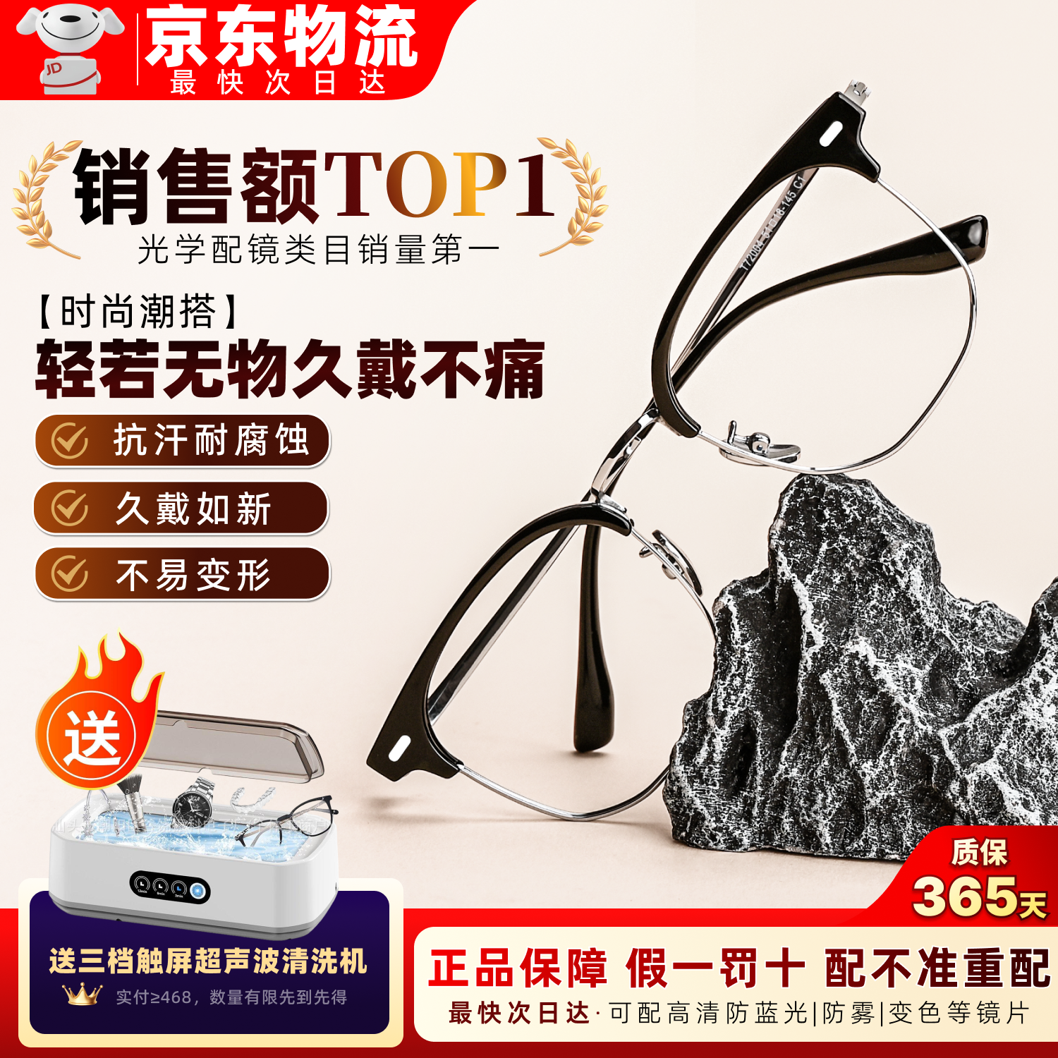 艾瑞奥专业配近视眼镜男女防蓝光散光防雾变色半框眉线框眉毛架纯钛镜架 升级【纯钛】镜框-黑银色-T72004(百搭) 配【防蓝光抗辐射】500度以内-1.60折射率 京东折扣/优惠券