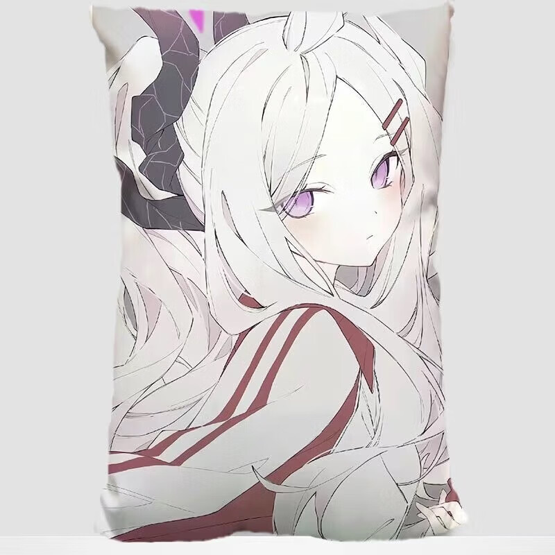 CLCEY灿驰空崎日奈抱枕蔚蓝档案动漫周边二次元可爱长方形靠枕送朋友礼 50x30cm双面(枕套) CXRNK-1