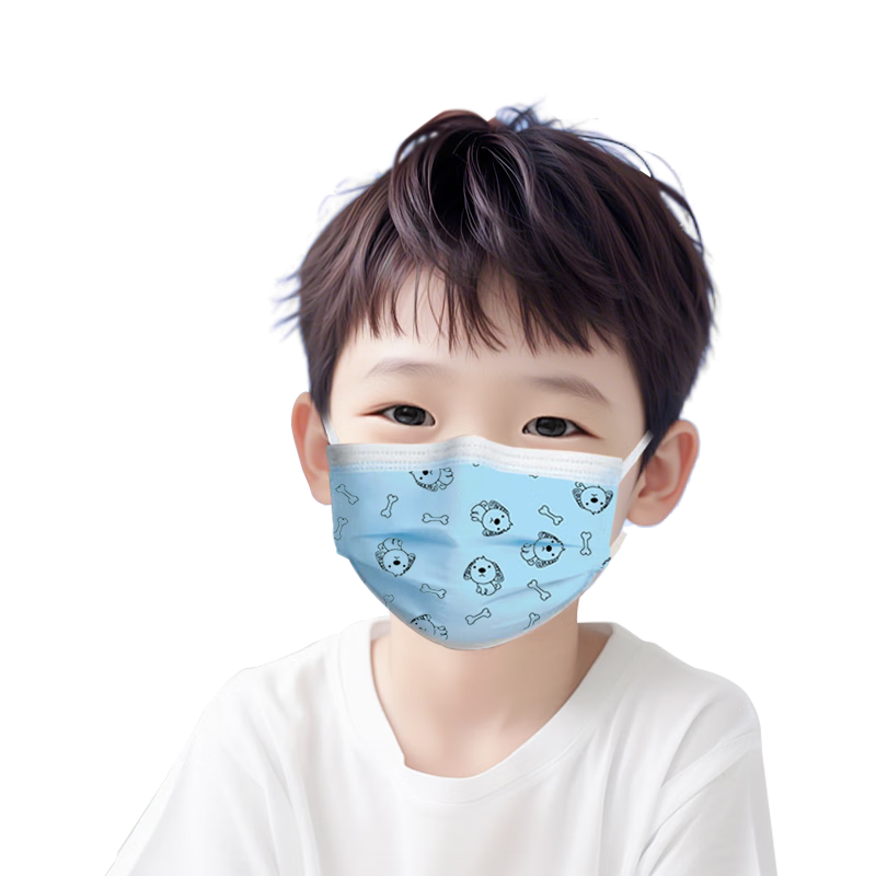 万聚医疗儿童尺寸口罩医用外科灭菌级独立包装儿童学生口罩 50只儿童款医用外科口罩【灭菌独立包装】