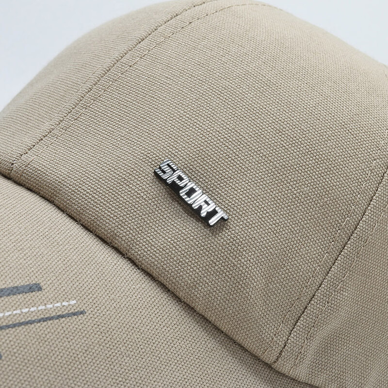 【工厂直发】棒球帽男士太阳帽子防晒遮阳钓鱼男款秋款大头围硬顶 红色 均码