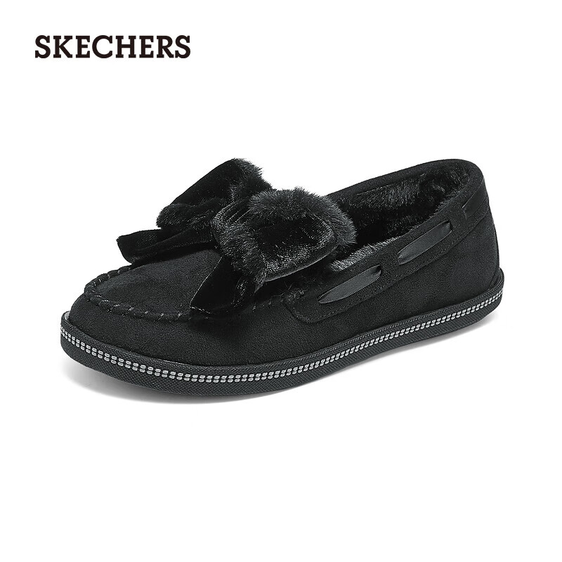 斯凯奇（Skechers）奶贝鞋女士时尚加绒单鞋169013