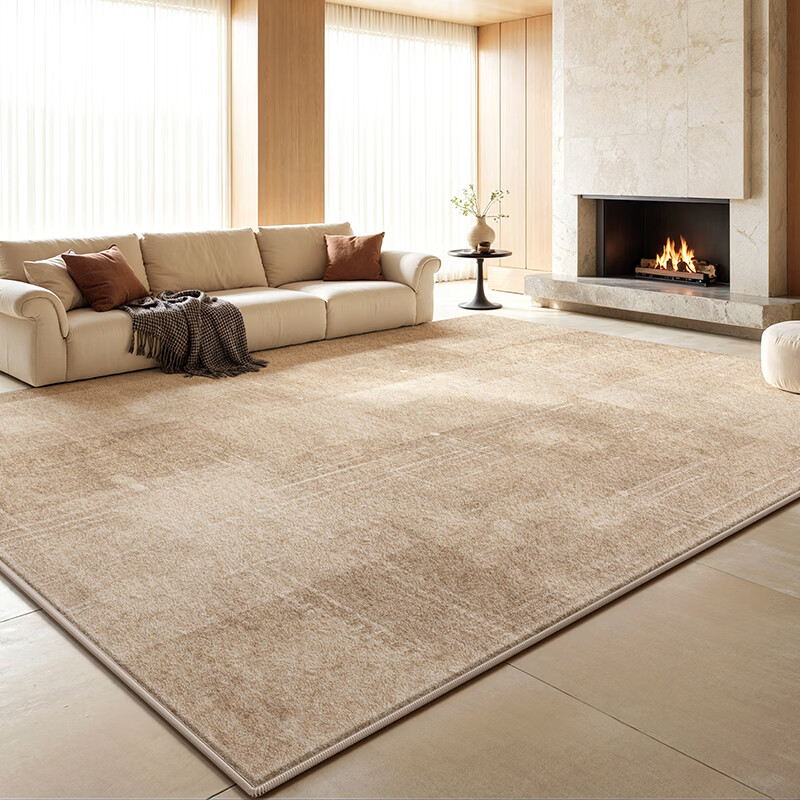 Y U-LIVE地毯客厅2026新款免洗可擦轻奢高级感厚沙发茶几垫卧室床边毯 S仿羊绒-冰丝玛瑙 140*200CM【精致双线锁边】