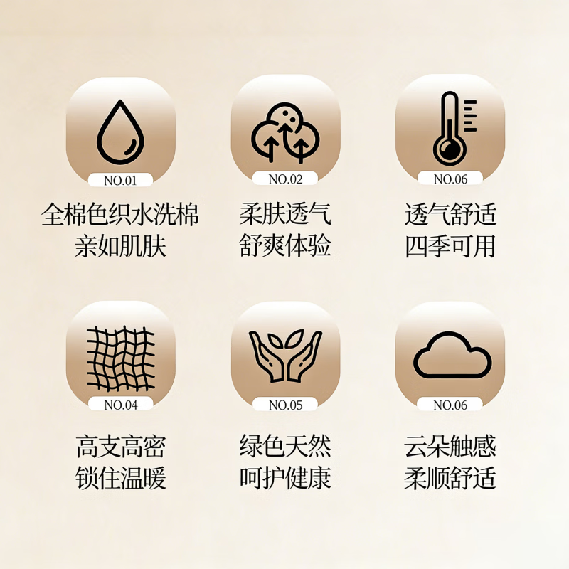 纺王10A抗菌100%新疆棉纯棉四件套2026新款全棉宿舍床单被套床上用品 10A级抗菌新疆棉 雾棕灰屿 床单款 (被套200*230cm)