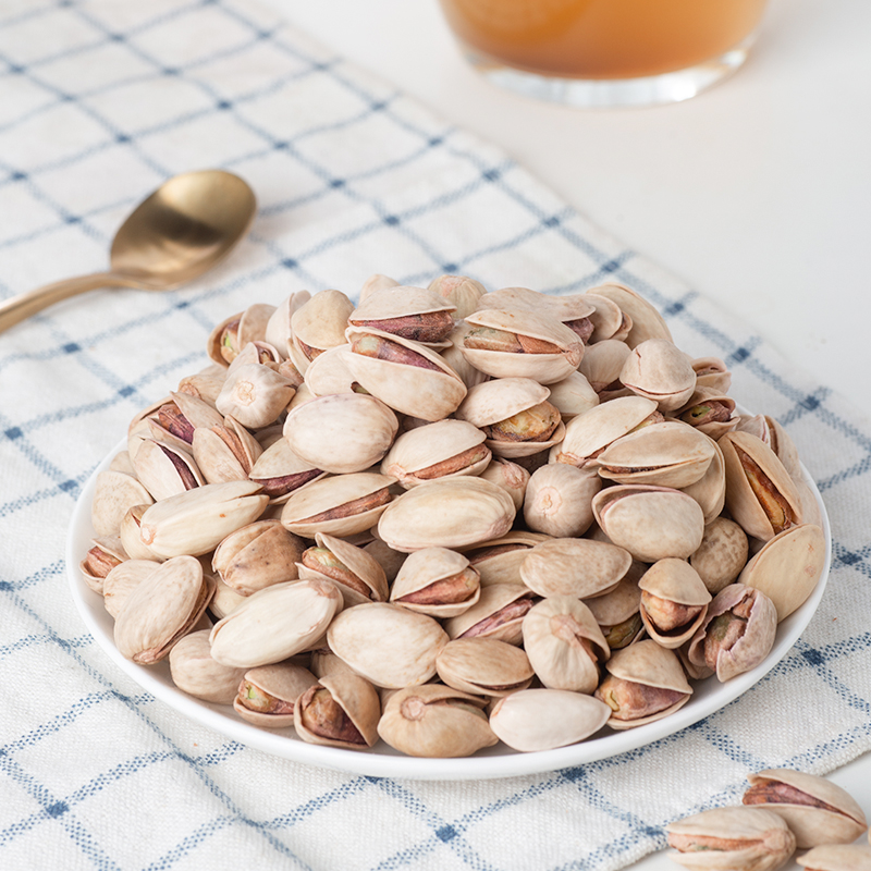 巢浩新疆开心果原色原味无漂白特产自然开口零食干果坚果炒货年货500g