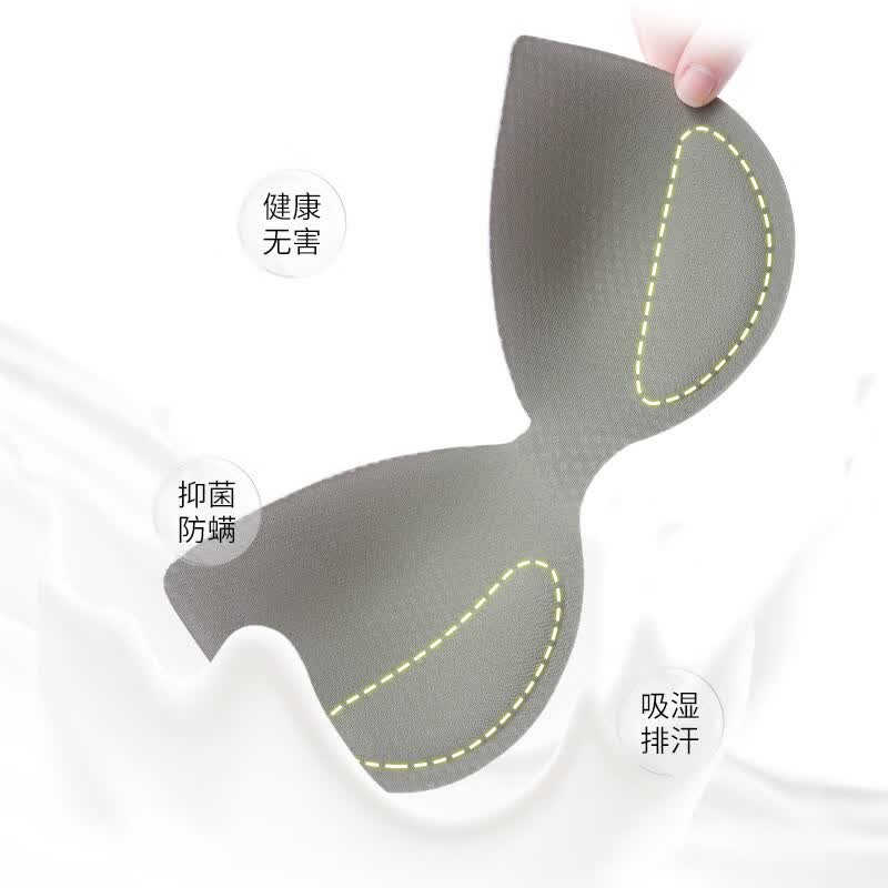 黛安芬（Triumph）乳胶内衣女无钢圈无痕小胸聚拢收副乳防下垂运动薄款舒适蕾丝小可 礼盒装 2XL