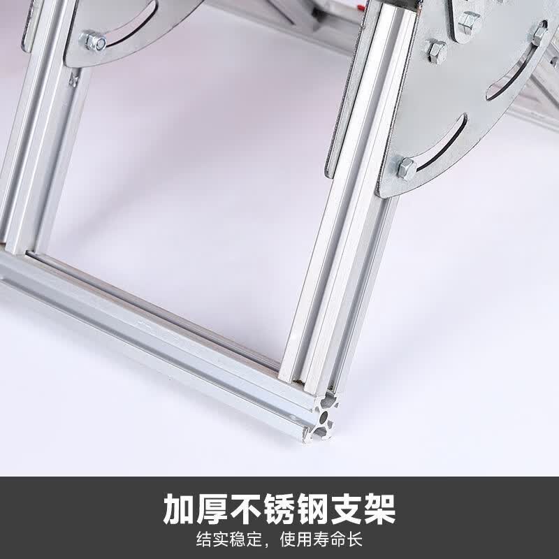 佐之寻放线架放线神器工地电线电缆线放线盘BV线三线多线家装电缆线工具 电线放线架3联(6平方100米一盘)