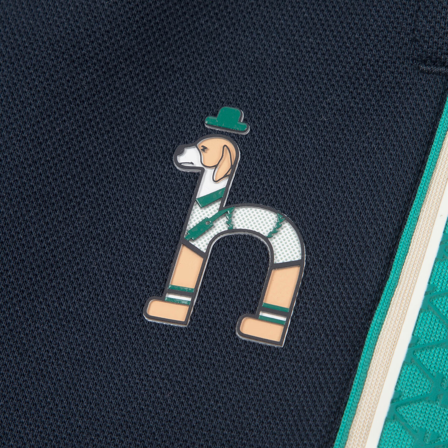 哈吉斯（HAZZYS）童装男女童套装2026春新珠地舒适长袖两件套 藏蓝 145