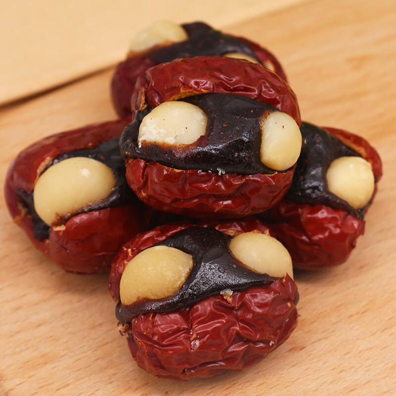 一品玉新疆抱福枣 100g/袋 红枣夹夏威夷果仁 无添加零食 抱福枣100g*3