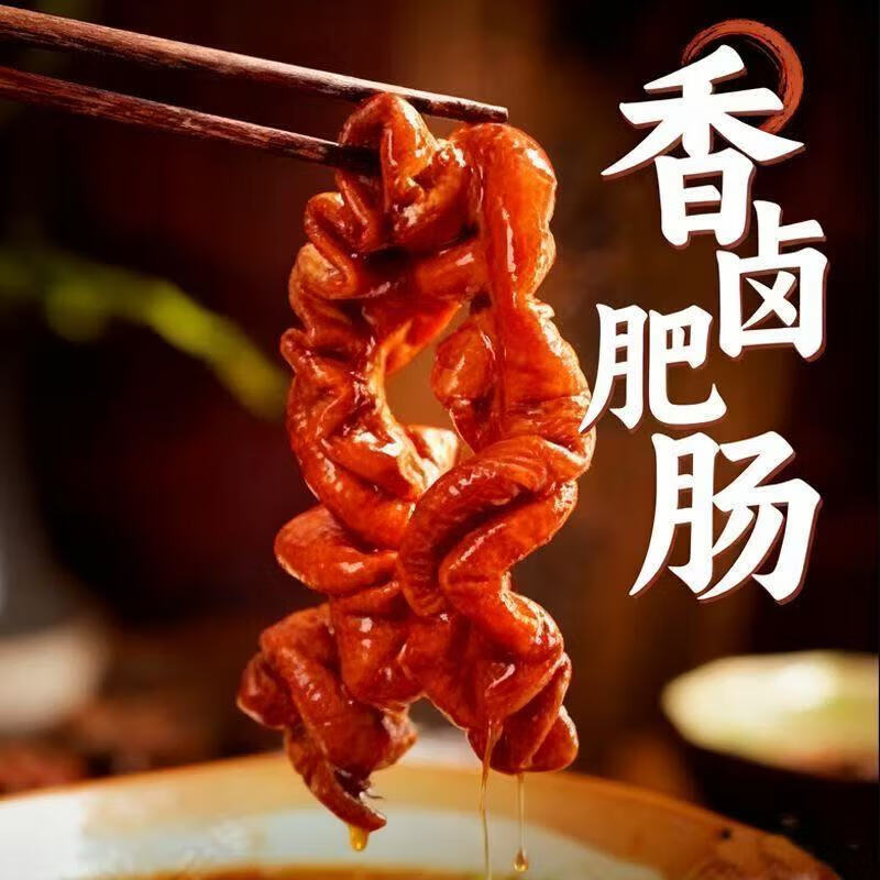 五香肥肠熟食猪小肠开袋即食下酒菜肉类卤味熟食面点美味-hzy 五香肥肠250g*5袋