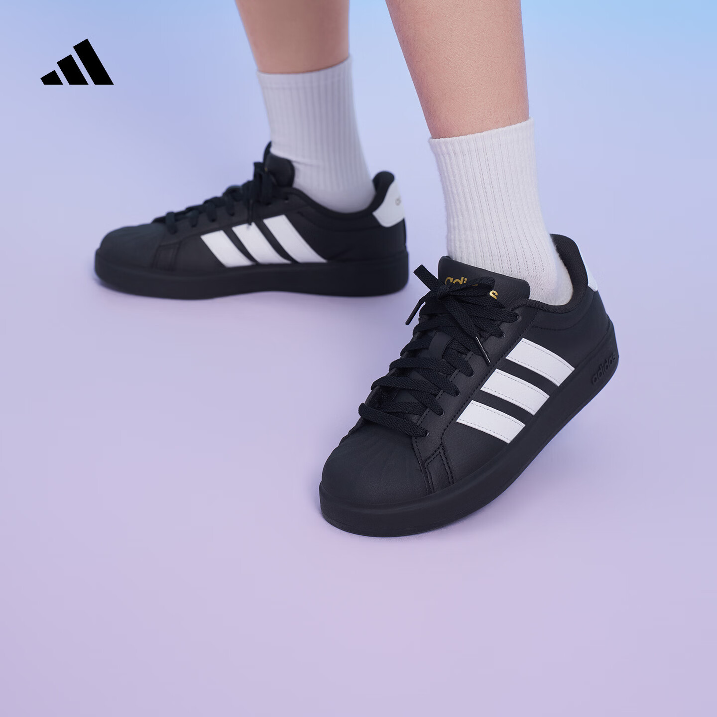 adidas男女大童STREETTALK J舒适板鞋阿迪达斯官方轻运动