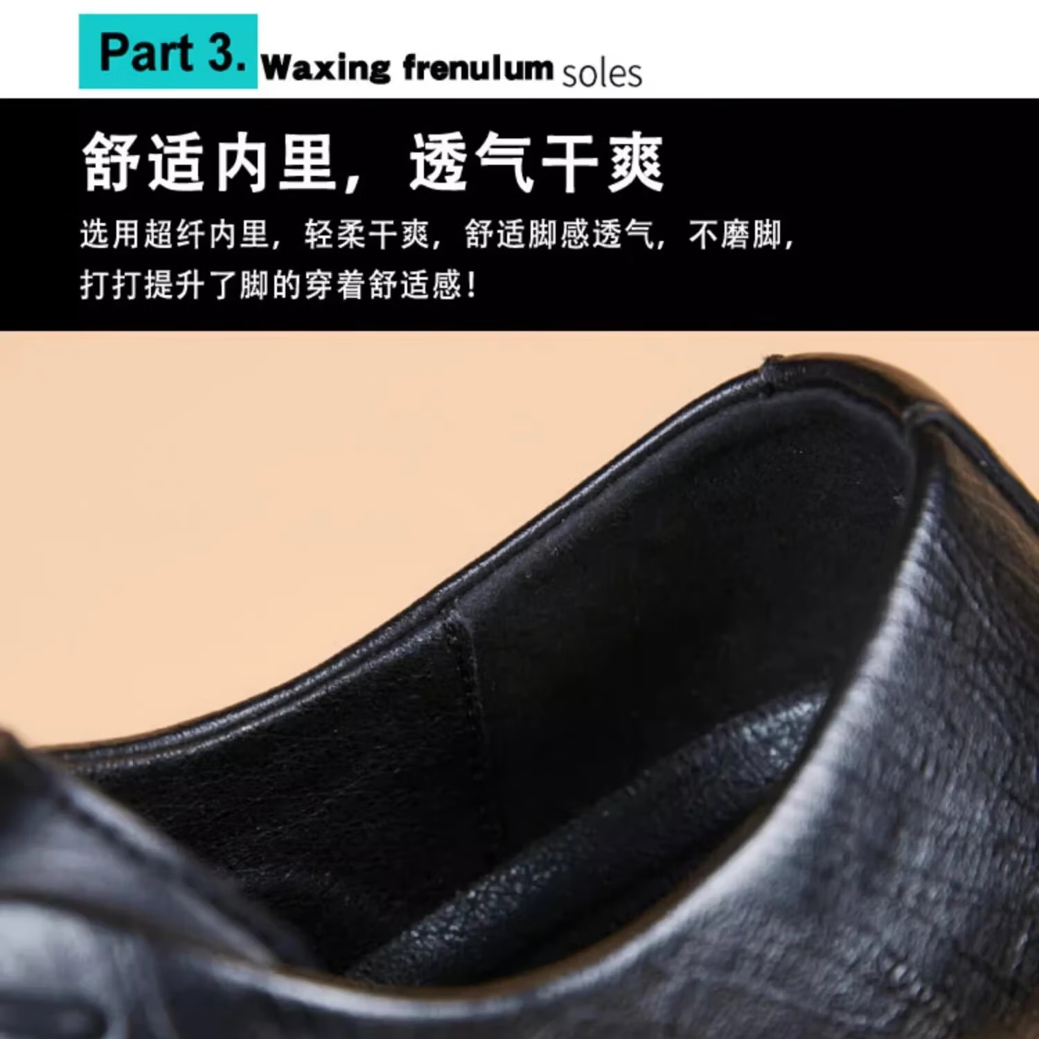 Walker Shop轻奢皮鞋男款尖头系带中年商务正装男鞋休闲内增高软底皮鞋透气 黑色内增高【品牌男鞋 礼盒包装】 39