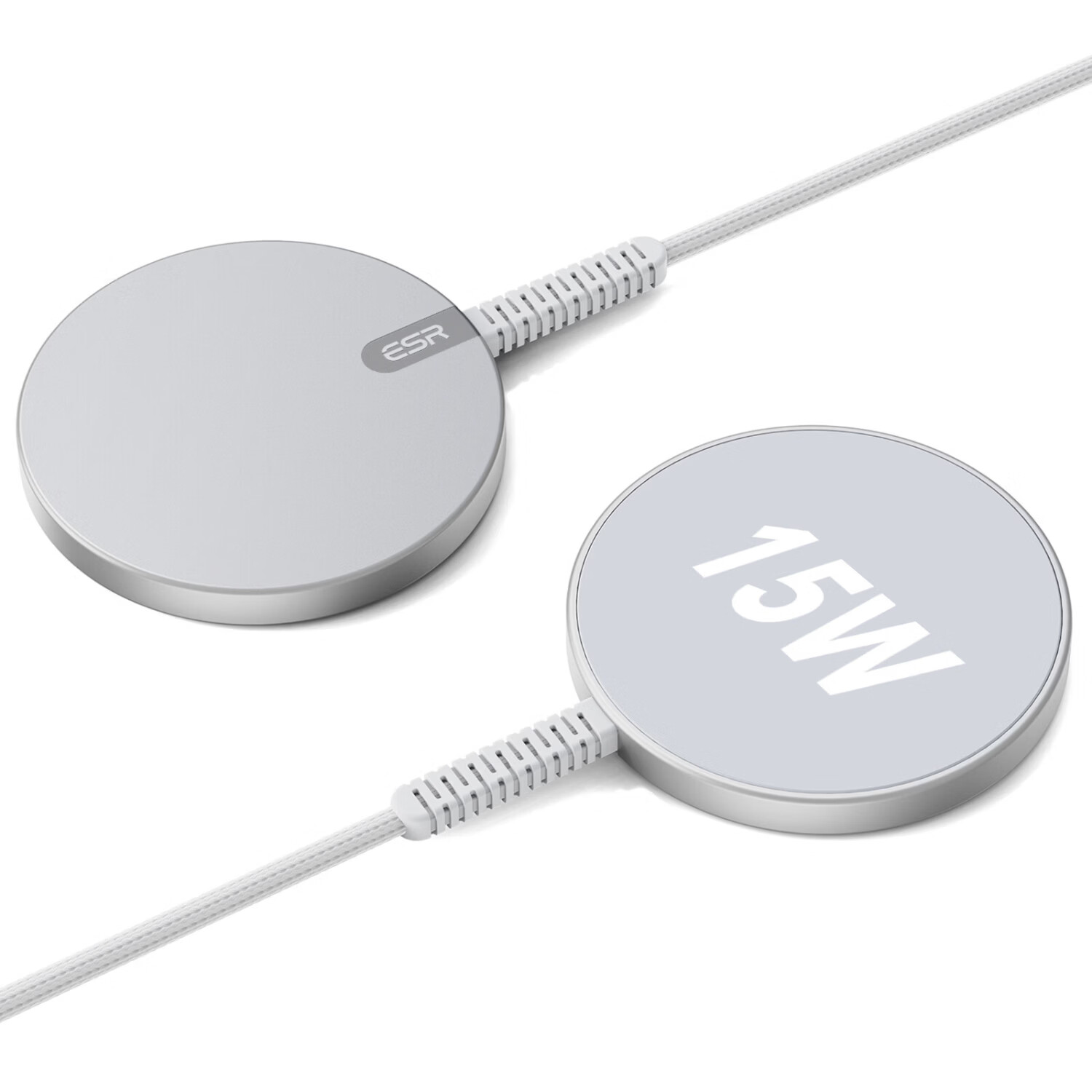 亿色（ESR）【苹果15W无线充】magsafe磁吸充电器快充iPhone17promax/16/15/14/13/12/华为手机耳机桌面充电器 【苹果15W无线充】星空银丨Magsafe磁吸