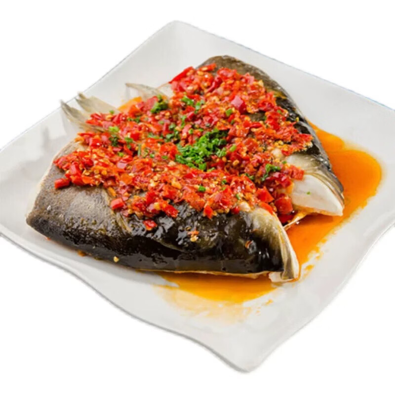 聚鲜品新鲜千岛湖鱼头 胖头鱼花鲢鱼头鳙鱼头超大淡水鱼 处理好去鳞发货 12斤/个鱼头（杀好切开约10.7斤）