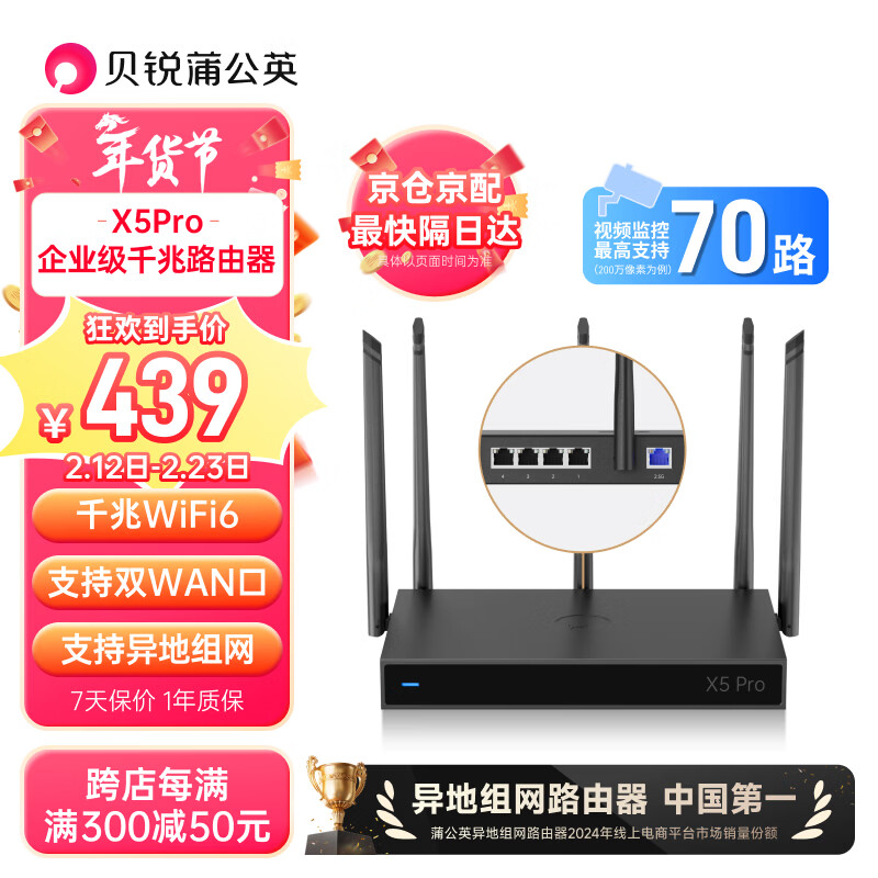 贝锐蒲公英X5Pro