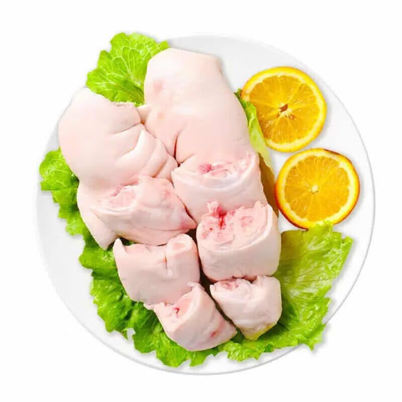 邻荣农家散养带筋土猪生猪猪蹄蹄子新鲜猪脚现杀前蹄冷冻年货 猪蹄块*净重4斤