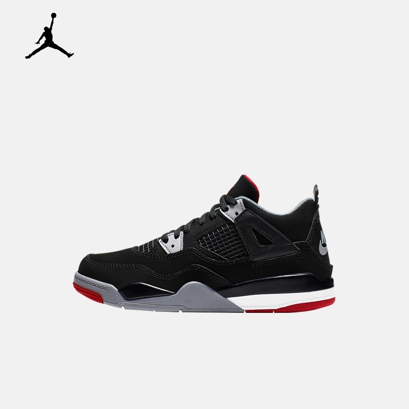 AirJordan4,Air Jordan 10 aj air jordan 4 retro (ps) 复刻幼童运动童鞋 bq7669 bq7669-060 27