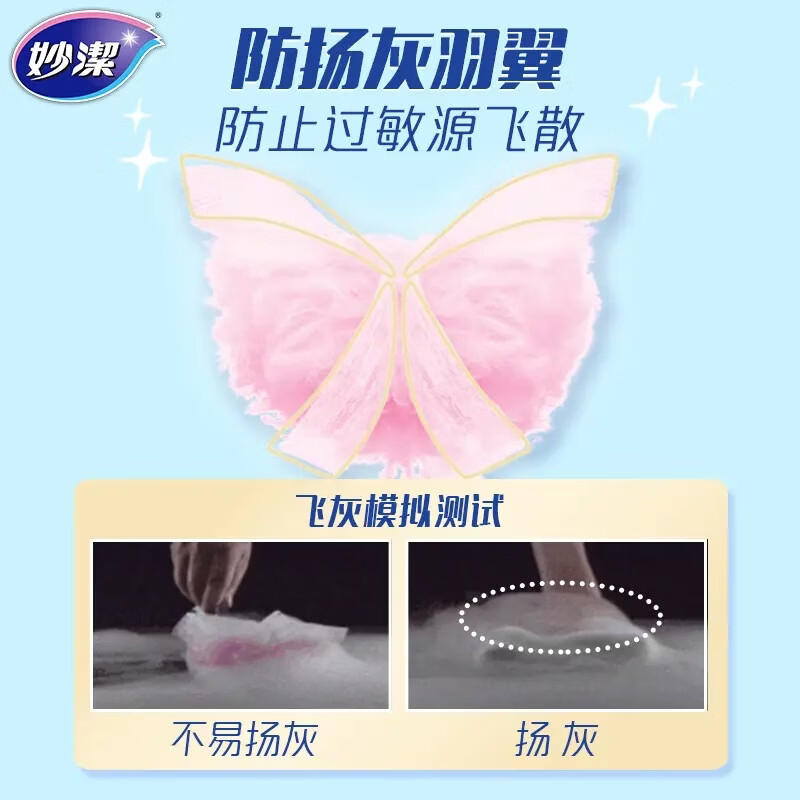 妙洁除尘掸 家务用清洁汽车扫灰鸡毛掸子不掉毛带替换装静电除灰尘 除尘掸加长款+4包粉色替换头