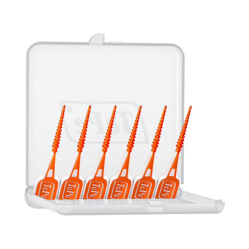 Tepe瑞典進(jìn)口硅膠牙縫刷牙簽刷自適應(yīng)(36支XS/S型)牙齒間隙刷正畸矯正