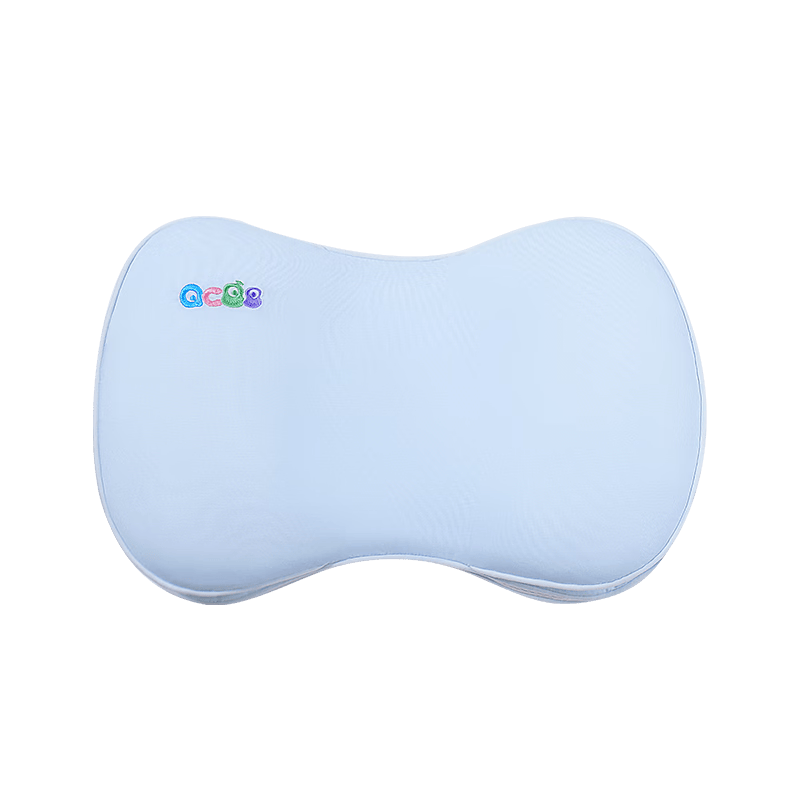 七彩博士云朵枕头鹅绒护颈枕护脊颈椎枕侧睡趴睡枕宝宝婴儿童枕学生蓝色