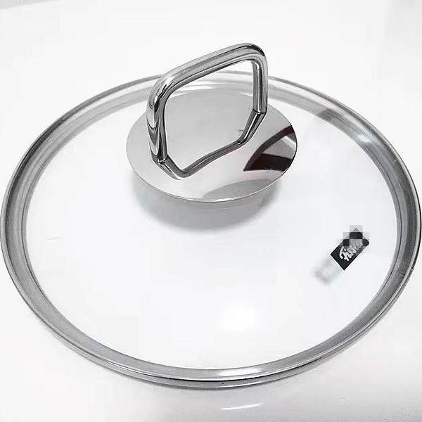 菲仕樂(lè)無(wú)標(biāo)鍋蓋鋼化玻璃304不銹鋼家用大小防燙湯鍋炒鍋奶鍋鍋蓋 14cm鍋蓋(鍋口內(nèi)徑)