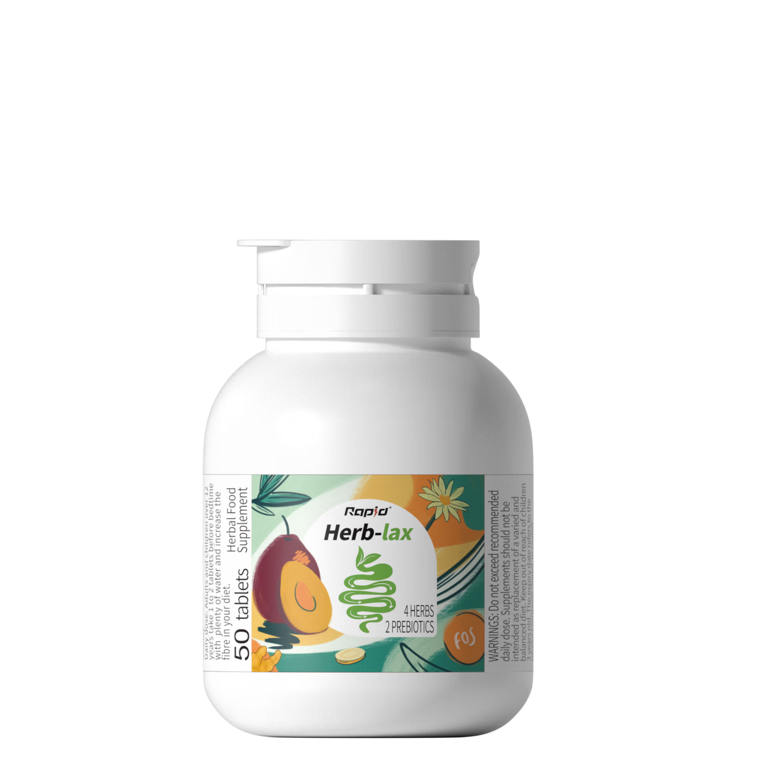 Rapid锐品西梅噗噗片便秘通便润肠排宿便清肠排毒酵素益生元 【轻度便秘适用】周期养护 50粒*3瓶