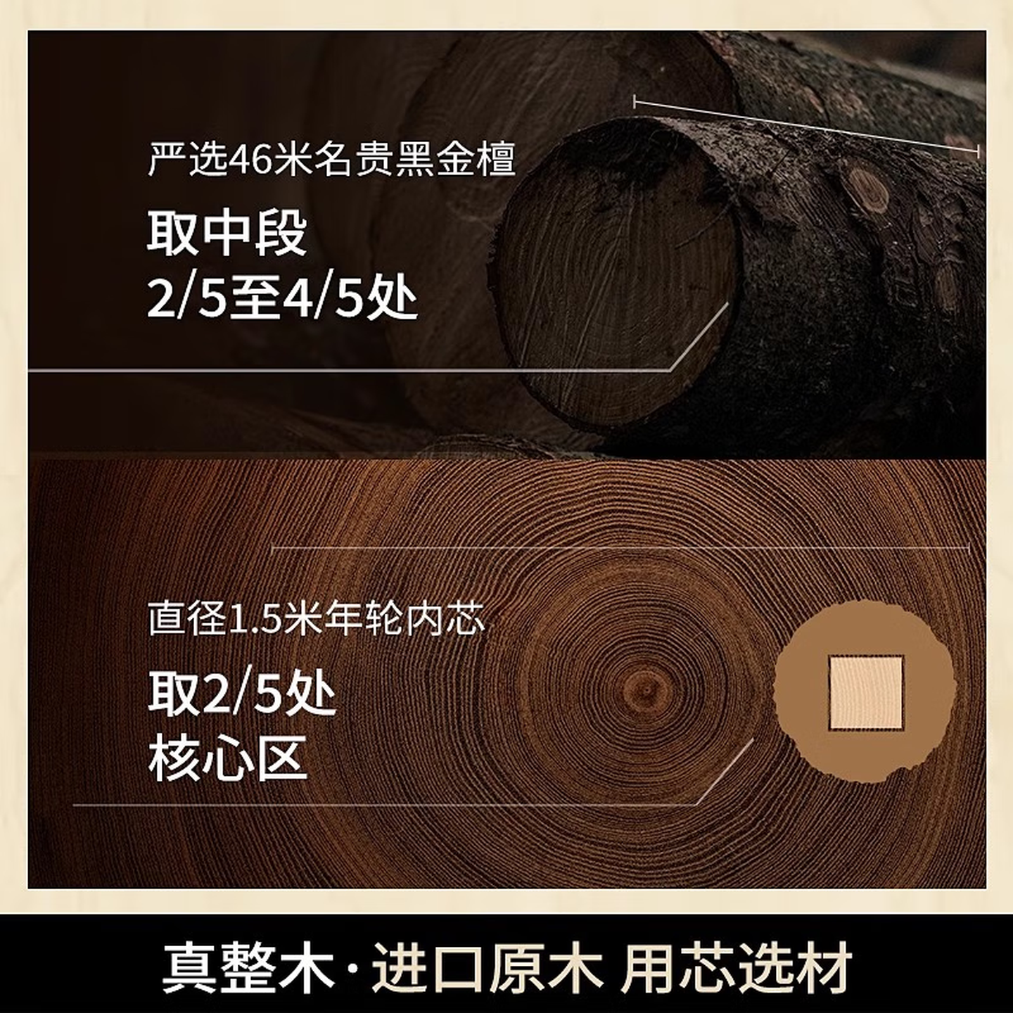 Lovefamily德国菜板抗菌防霉家用食品级整木实木乌金檀木切菜板厨房专用砧板 【升级款硬度更强】乌金檀--45×30×3cm