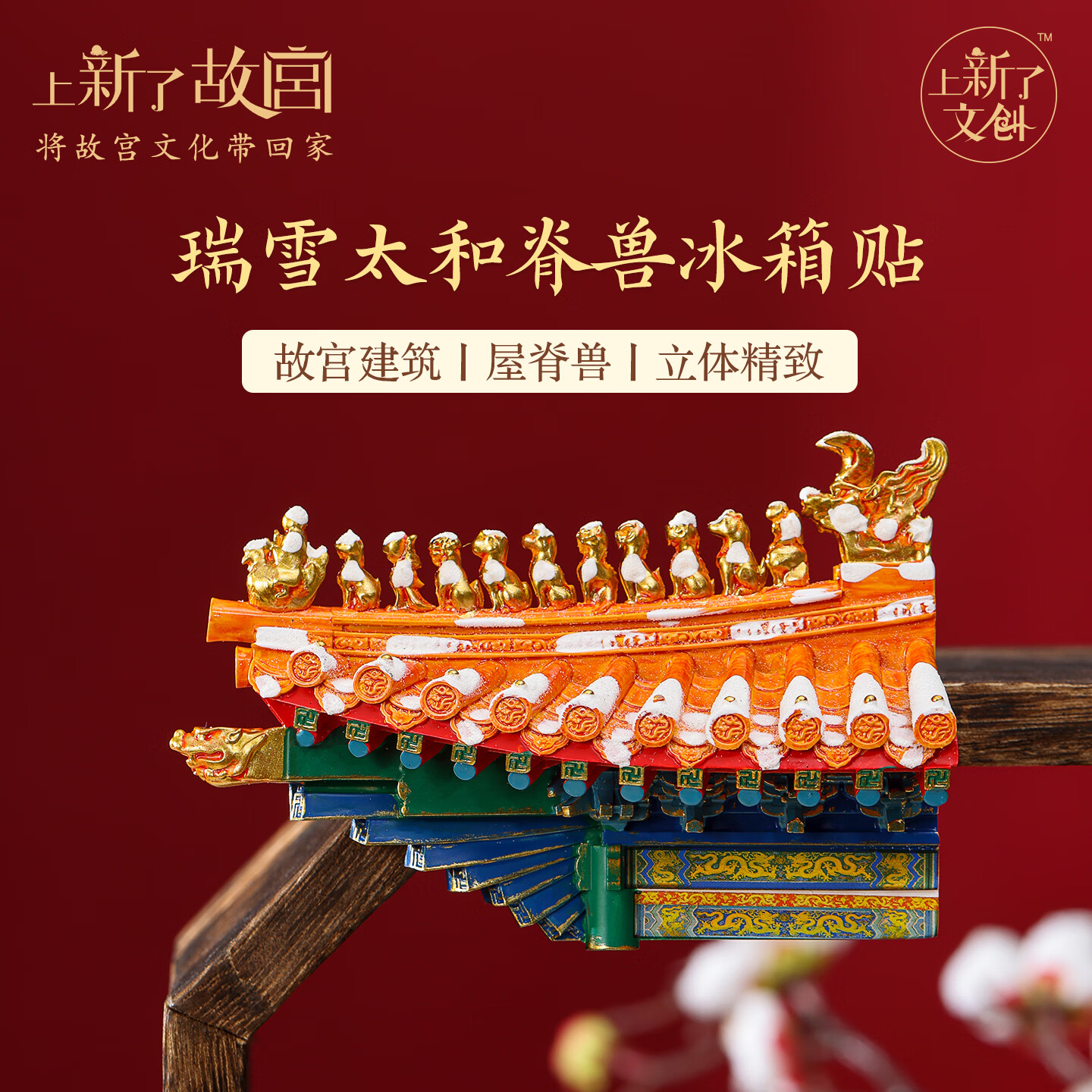 上新了文创 故宫文创磁吸冰箱贴 毕业纪念品 北京旅游国潮装饰收藏自用 送朋友生日礼物 瑞雪太和
