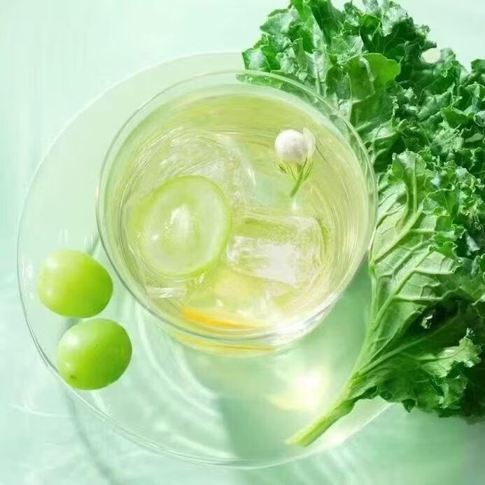 美意颂二次方植物超人羽衣甘蓝青提茶/石斛青瓜柠檬茶夏日饮品果汁饮料 羽衣甘蓝青提茶500ML 6瓶装