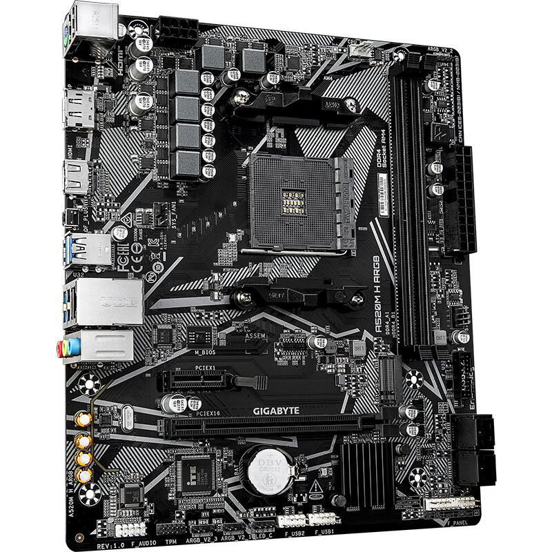 技嘉 A520M H ARGB DDR4 图 3