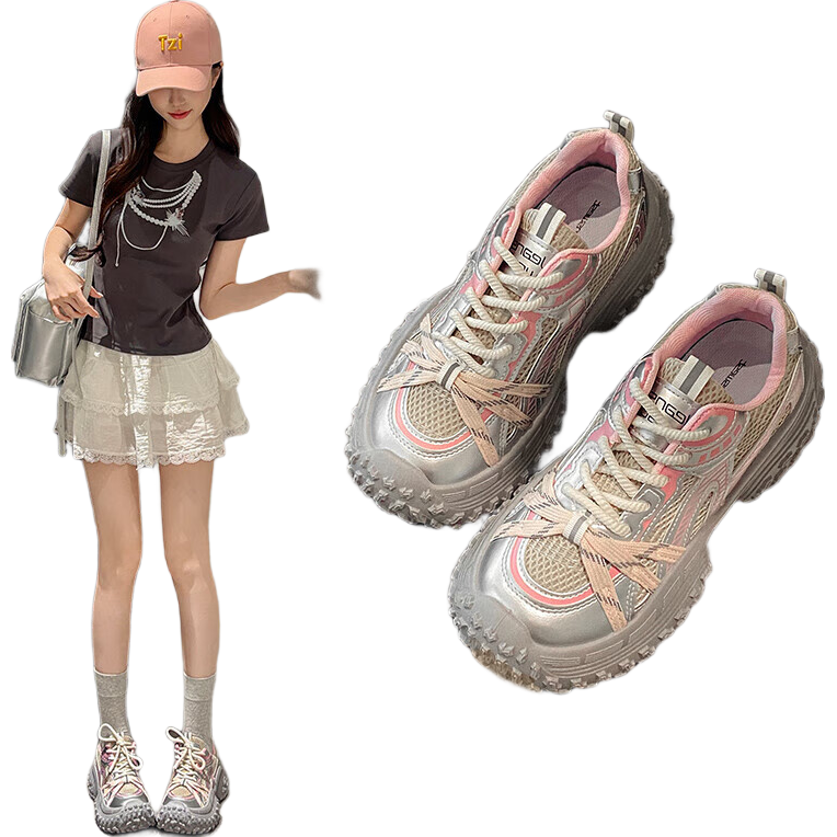 ���ڲ�������ά˹��Jeanswest���ϵ�Ь2025�¿���̥�������ŮЬ�ļ�͸������Ьʱ�г��� �ҷ� 38 (240mm)