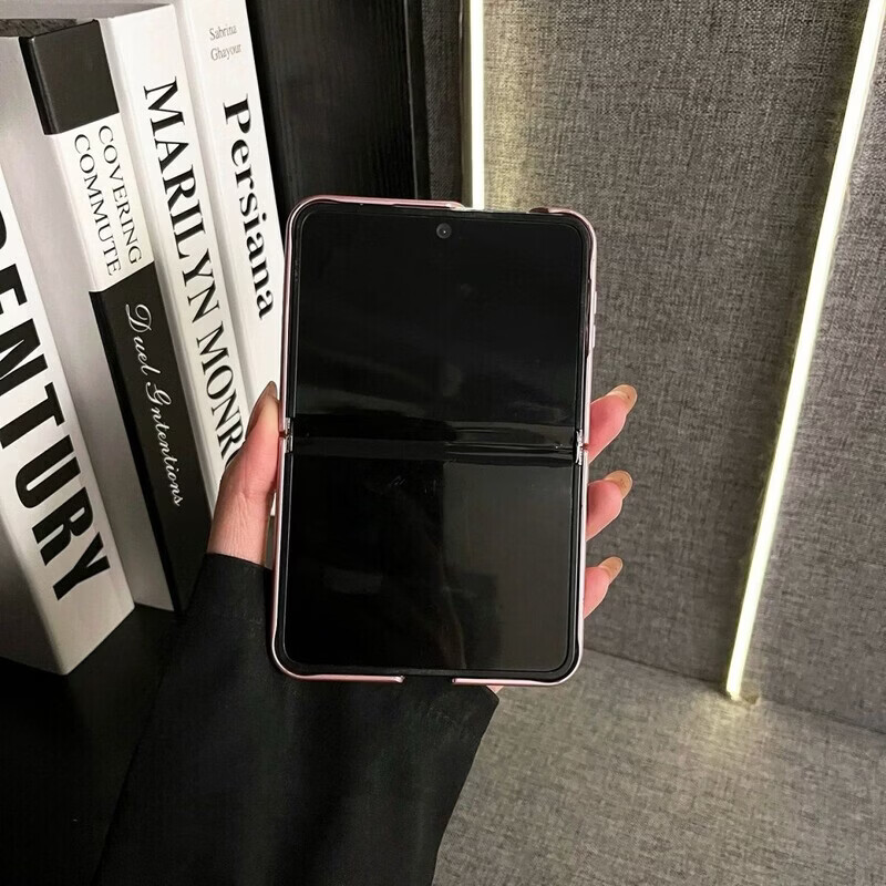 马年新款带支架适用华为purax手机壳女超薄磨砂电镀阔折叠屏典藏版全包防摔pocket2外壳p50pocketS 【粉色】+粉色旋转小马支架 华为P50pocket