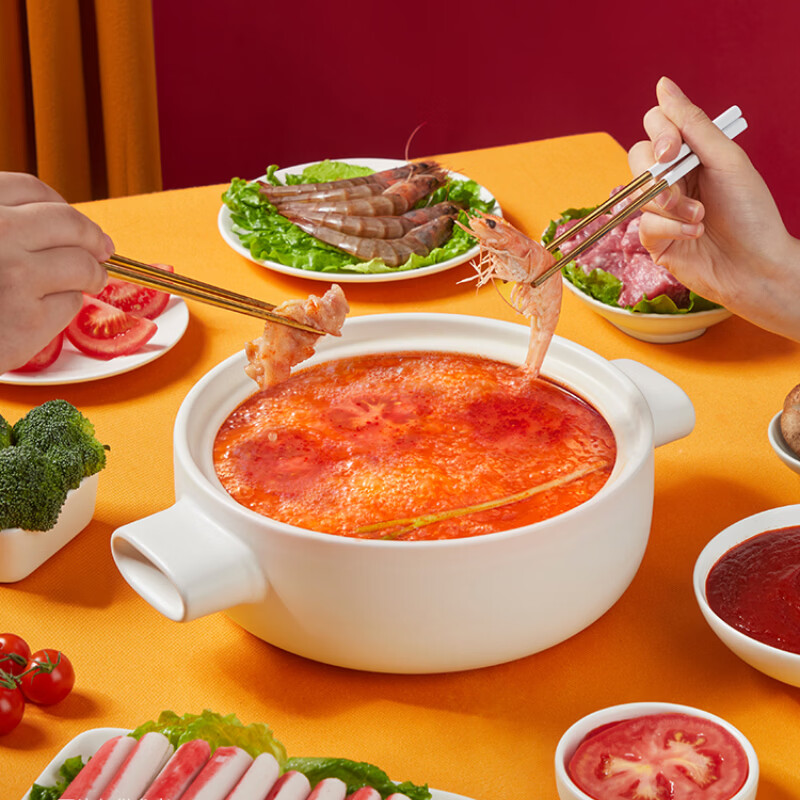 呷哺呷哺 牛油麻辣火锅底料150g*4袋麻辣烫香锅 一料多用调味料 番茄4袋