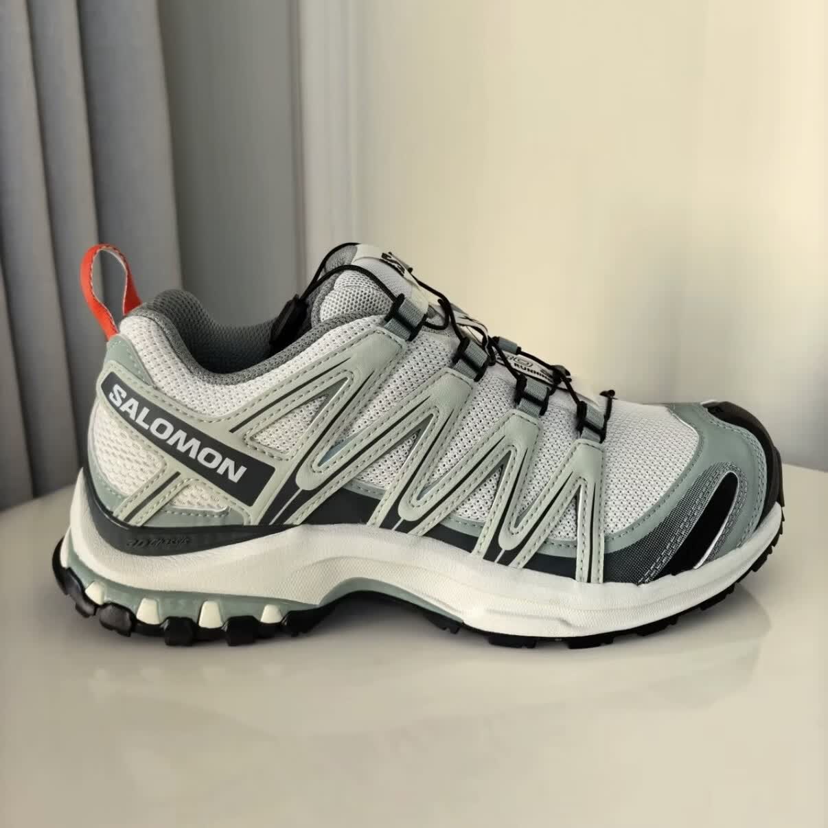 萨洛蒙（Salomon）XA PRO 3D 男女同款户外登山徒步鞋 防滑耐磨透气通勤休闲运动鞋 浅冰绿/清绿色 41