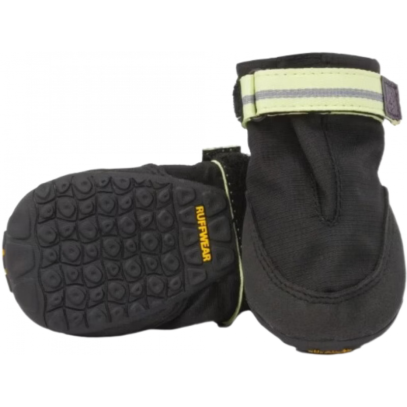 拉夫威尔24秋冬新品RW萨米特狗狗鞋子透气防滑防掉全地形保护 曜石黑2只 1.5英寸38-44mm