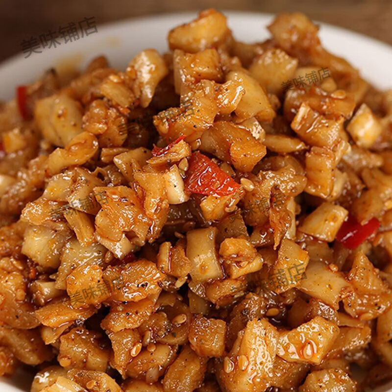 鄂汉隆香坊新货隆香坊休闲酱菜系列麻辣丁萝卜山野菜黄瓜下饭菜腌菜咸菜湖北 麻辣丁500g