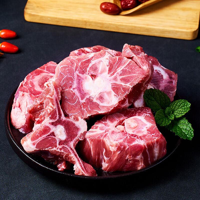 卓宸澳洲羔羊coles系列 生鲜原切羊肉火锅烧烤食材 澳洲带骨羊肉块净重6斤(微肥)