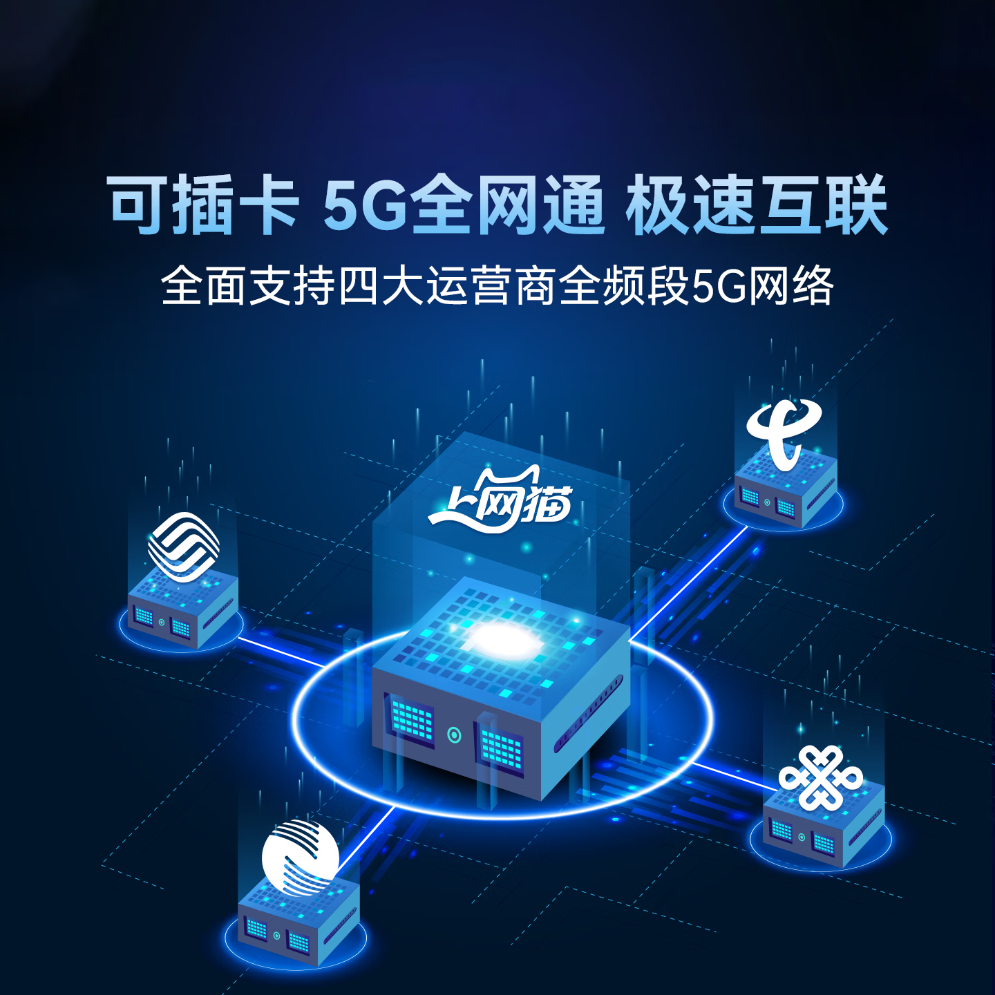 上网猫2026随身wifi6可插卡移动无线路由器cpe联通宽带千兆双频便携式车载适用家庭宽带办公 X100M(月费9.9元|随用随充)