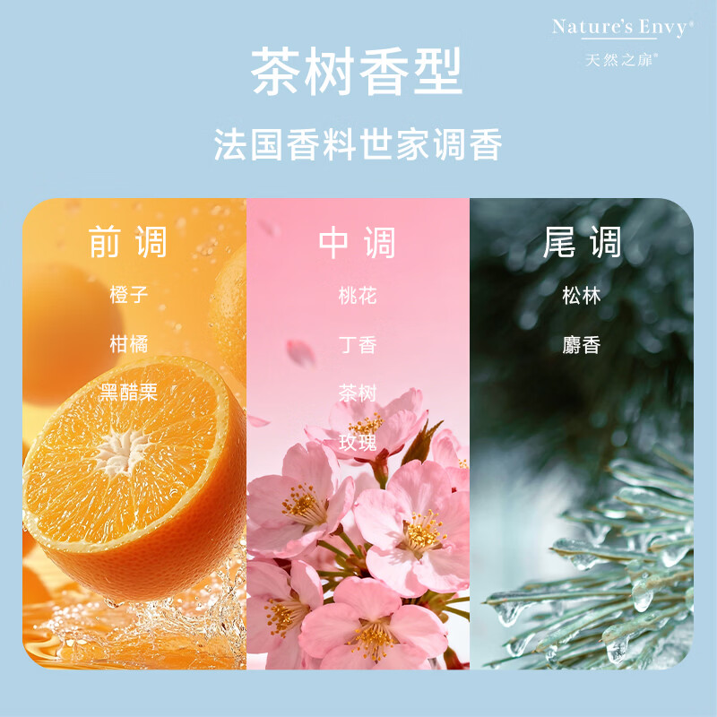 天然之扉植物萃取香氛沐浴露女士保湿持久留香清爽沐浴液 532ml 茶树清爽沐浴露532ml