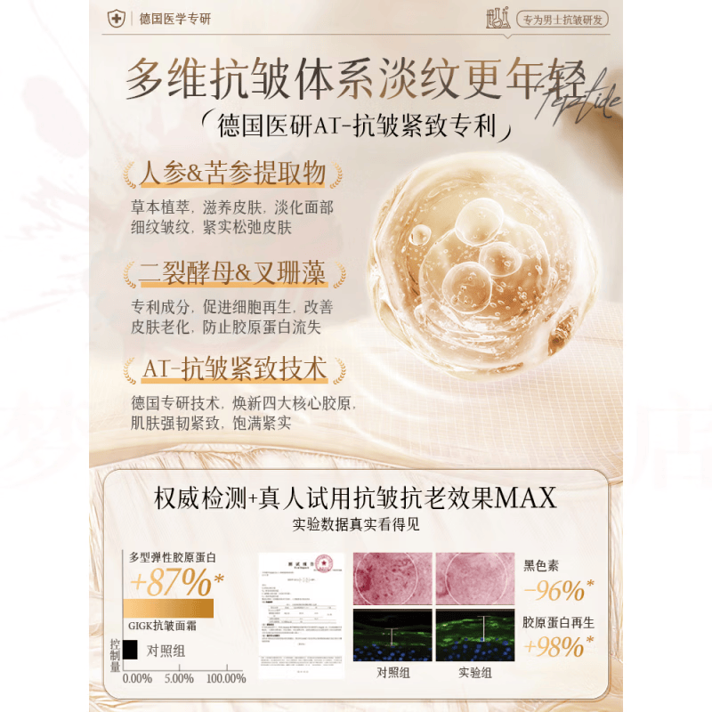倾兮绯悦紧致抗皱面霜紧致抗皱抗衰老法令纹抬头纹眼周细纹全脸紧致 5瓶装 焕亮紧致 抗氧抗老 品牌直售
