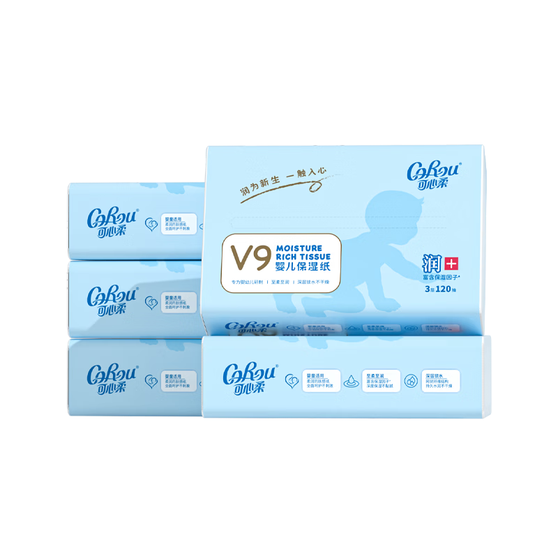 ������ ����� Ӥ��ֽ�� 3��120��*5�� M�� ������˪ֽ 100%ԭ��ľ�� 24.9Ԫ