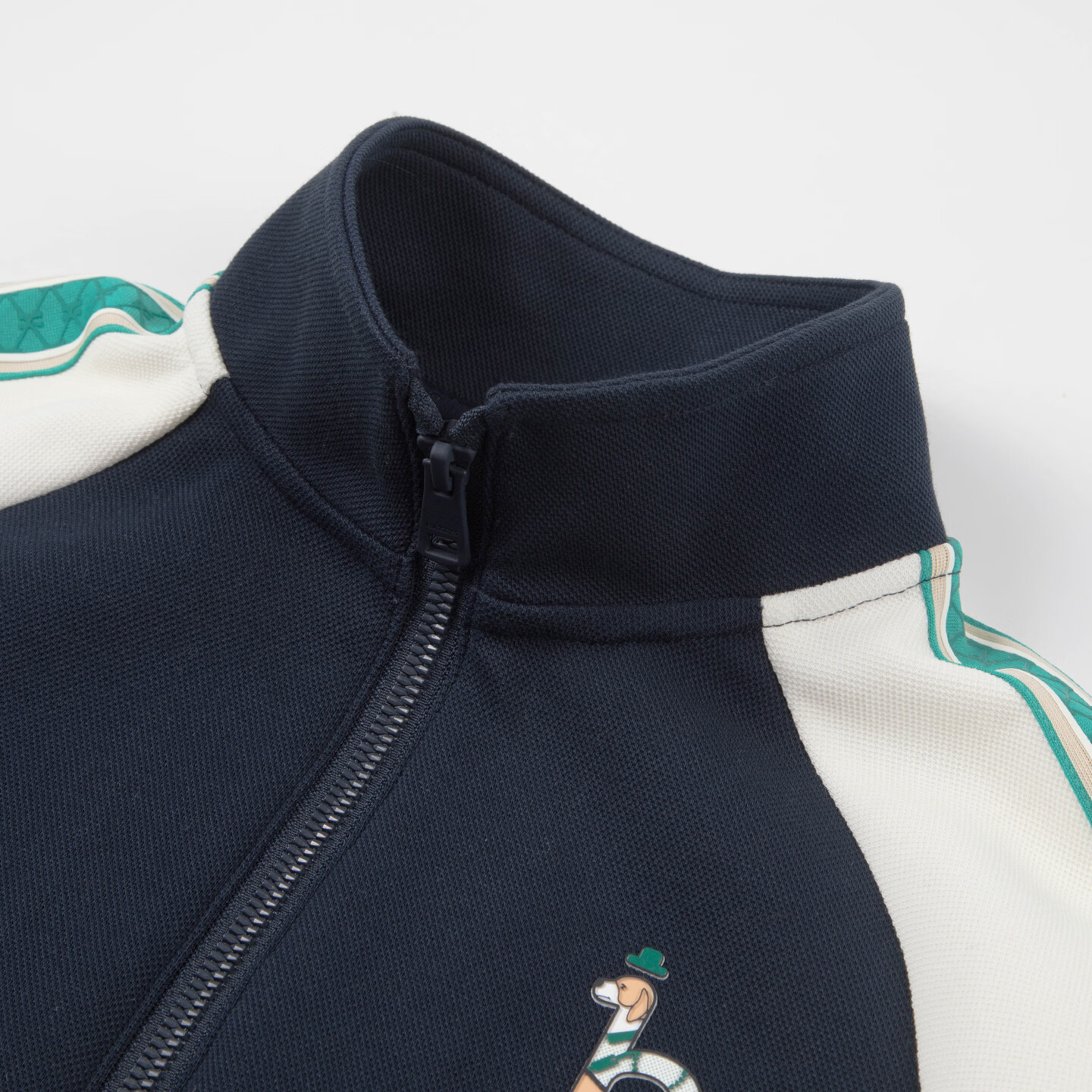 哈吉斯（HAZZYS）童装男女童套装2026春新珠地舒适长袖两件套 藏蓝 145